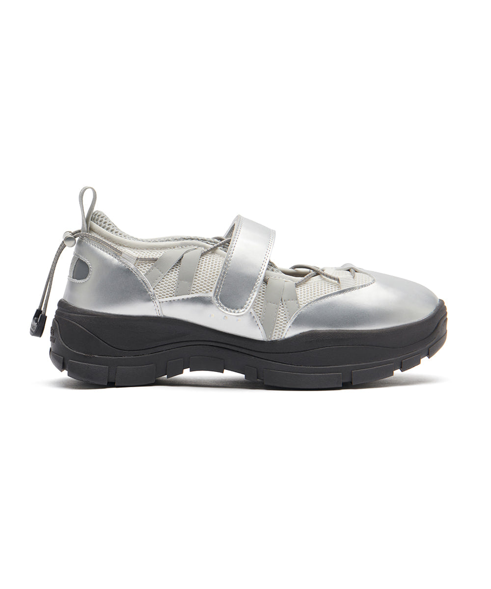 ILLIT Rockfish Weatherwear [× ILLIT] Bryn Velcro Sneakers V2 - Silver main image 0