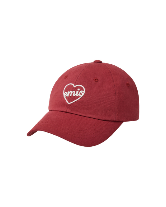 EMIS - HEART BALL CAP-RED