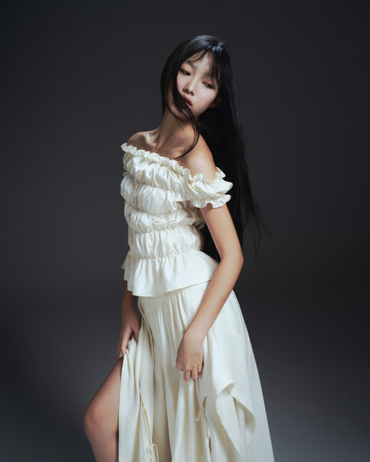 BUNNY HILL CONCEPT - DAWSEY TOP IVORY (Dispatch in 48hrs)