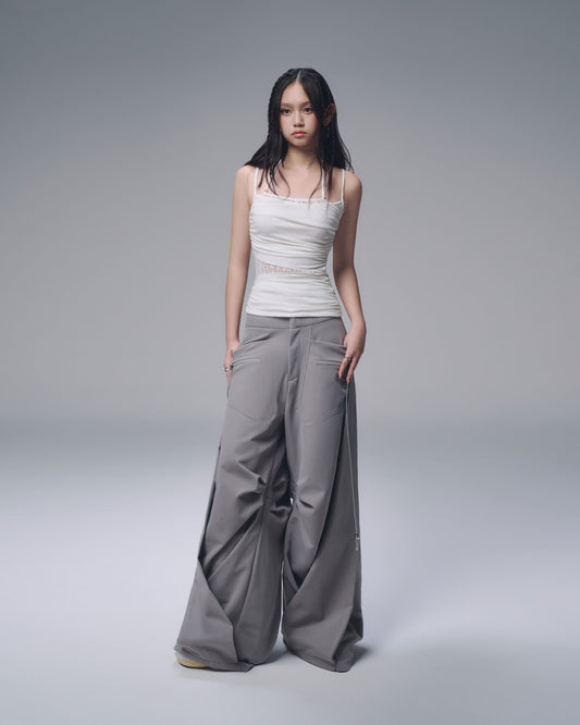 BUNNY HILL CONCEPT - AYSEL LACE PANEL TOP WHITE (Dispatch in 48hrs)