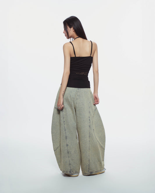 BUNNY HILL CONCEPT - AYSEL LACE PANEL TOP BLACK (Dispatch in 48hrs)