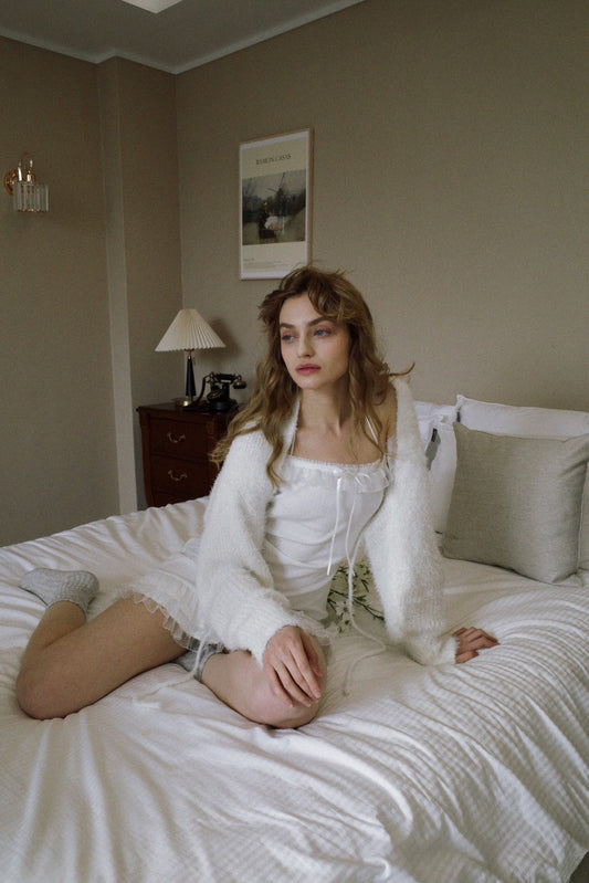 DRYROSE - SNUGGLE RIBBON BOLERO (IVO)