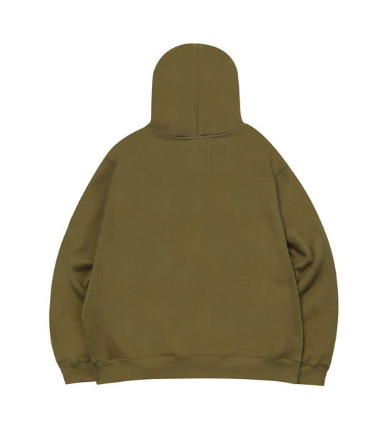 CHANCE CHANCE - CEC ZIP-UP HOODIE KHAKI