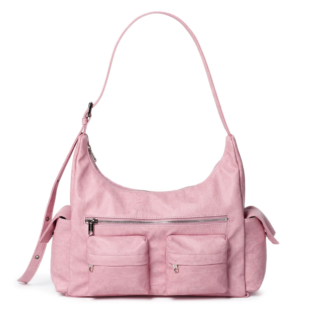 SAMO ONDOH Pocket Mug Bag L Nappa Baby Pink: Stylish & Practical