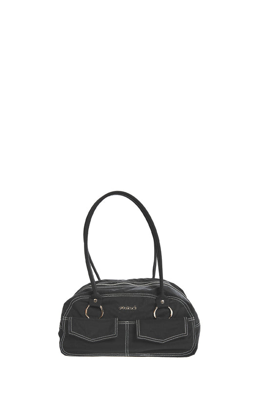 CRANK - STITCH RING TOTE BAG_BK