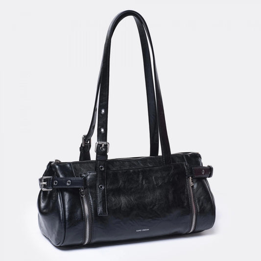 SAMO ONDOH - nouvelle bag M baked black (DISPATCH IN 48HRS)