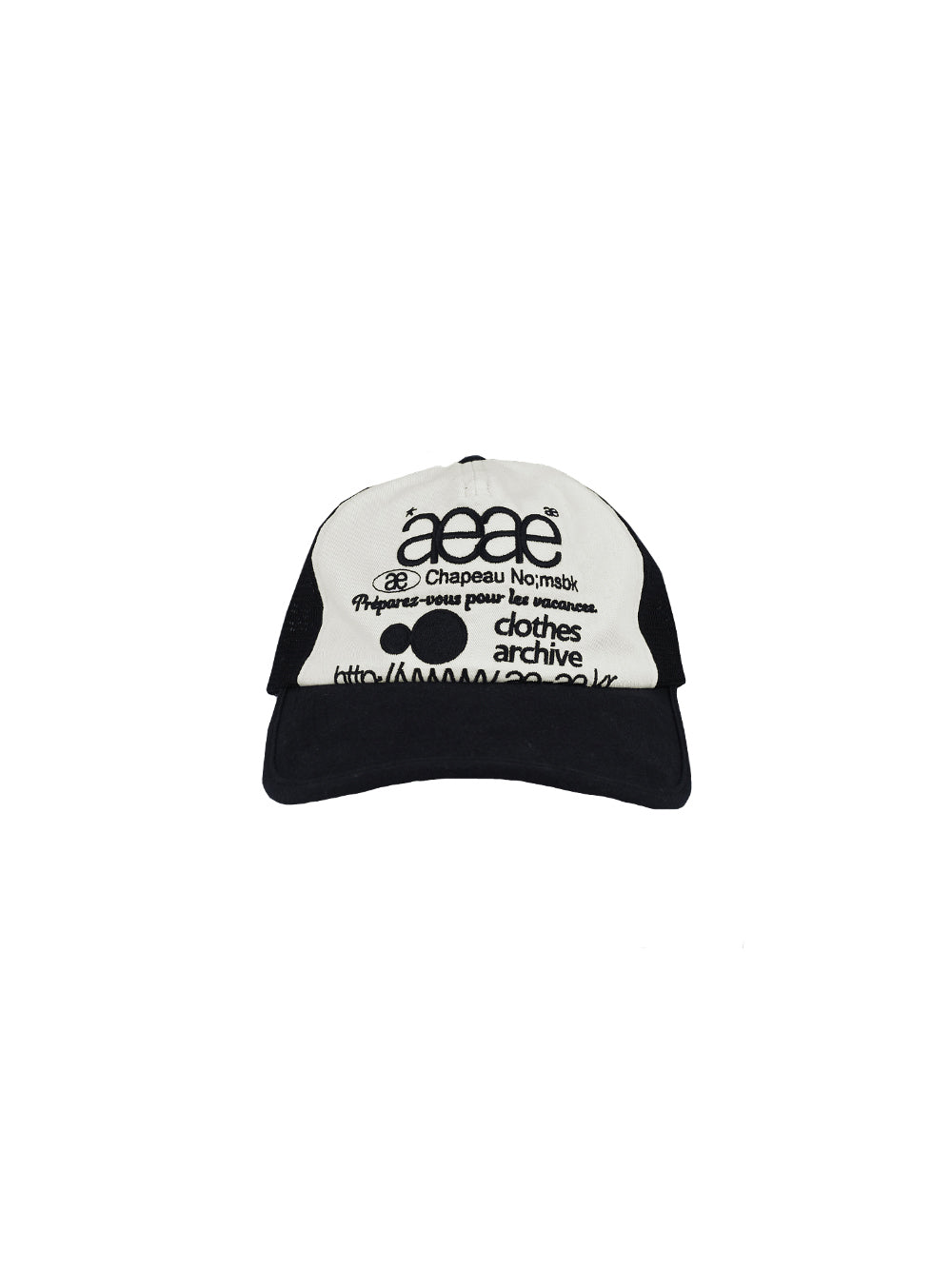 AEAE WEB LOGO MESH CAP BLACK: Stylish & Functional Accessory