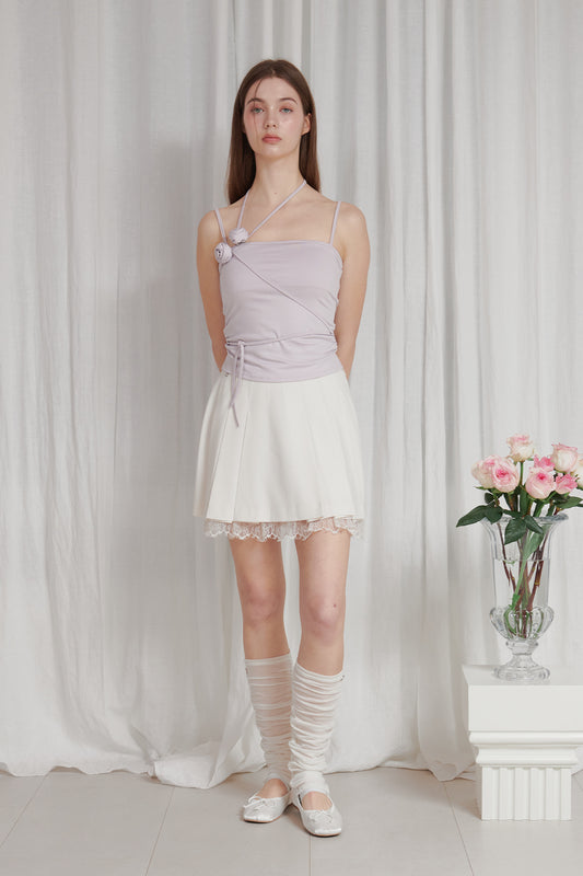 PAIN OR PLEASURE - LYNN MINI SKIRT cream