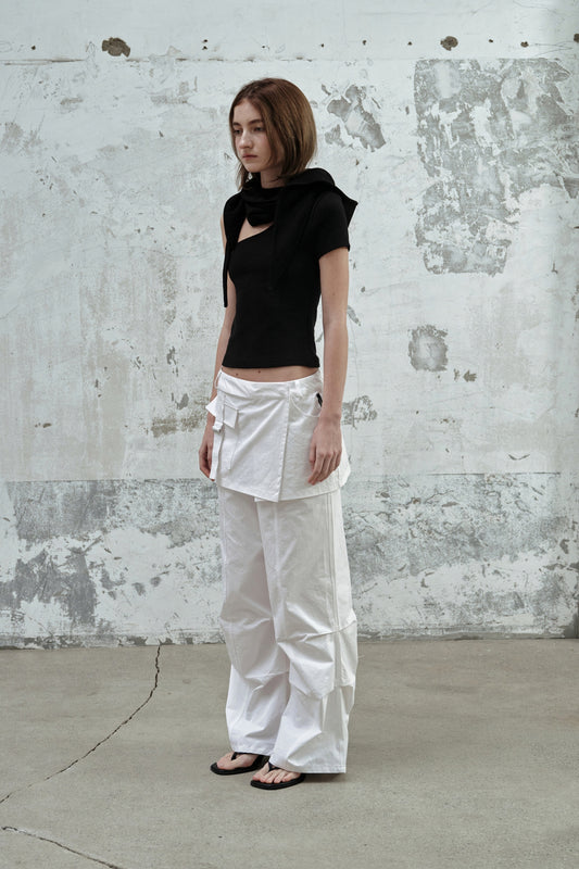 CERRIC - 2WAY SKIRT PANTS / WHITE
