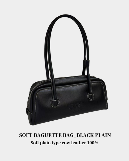 SOFT BOSTON EW - black plain