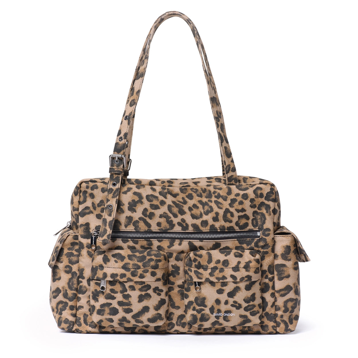 SAMO ONDOH - pocket utility bag L denim leopard – KORIAH
