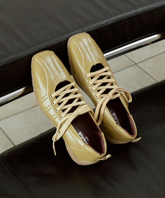 ROCKFISH WEATHERWEAR BLISS LACEUP SNEAKERS V2 - MUSTARD