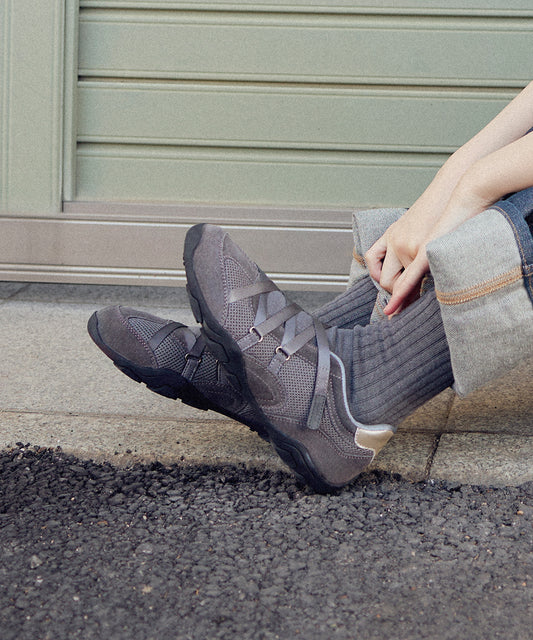 ROCKFISH WEATHERWEAR - ZANE X-STRAP SNEAKERS V2 / CHARCOAL