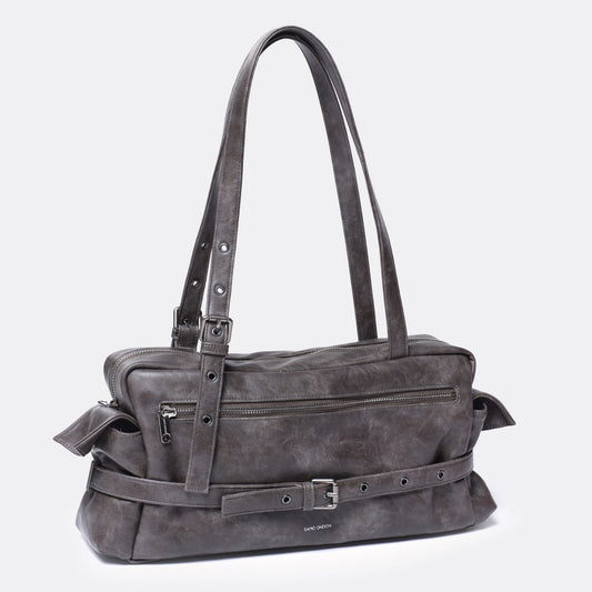 SAMO ONDOH - belt utility bag L baked gray