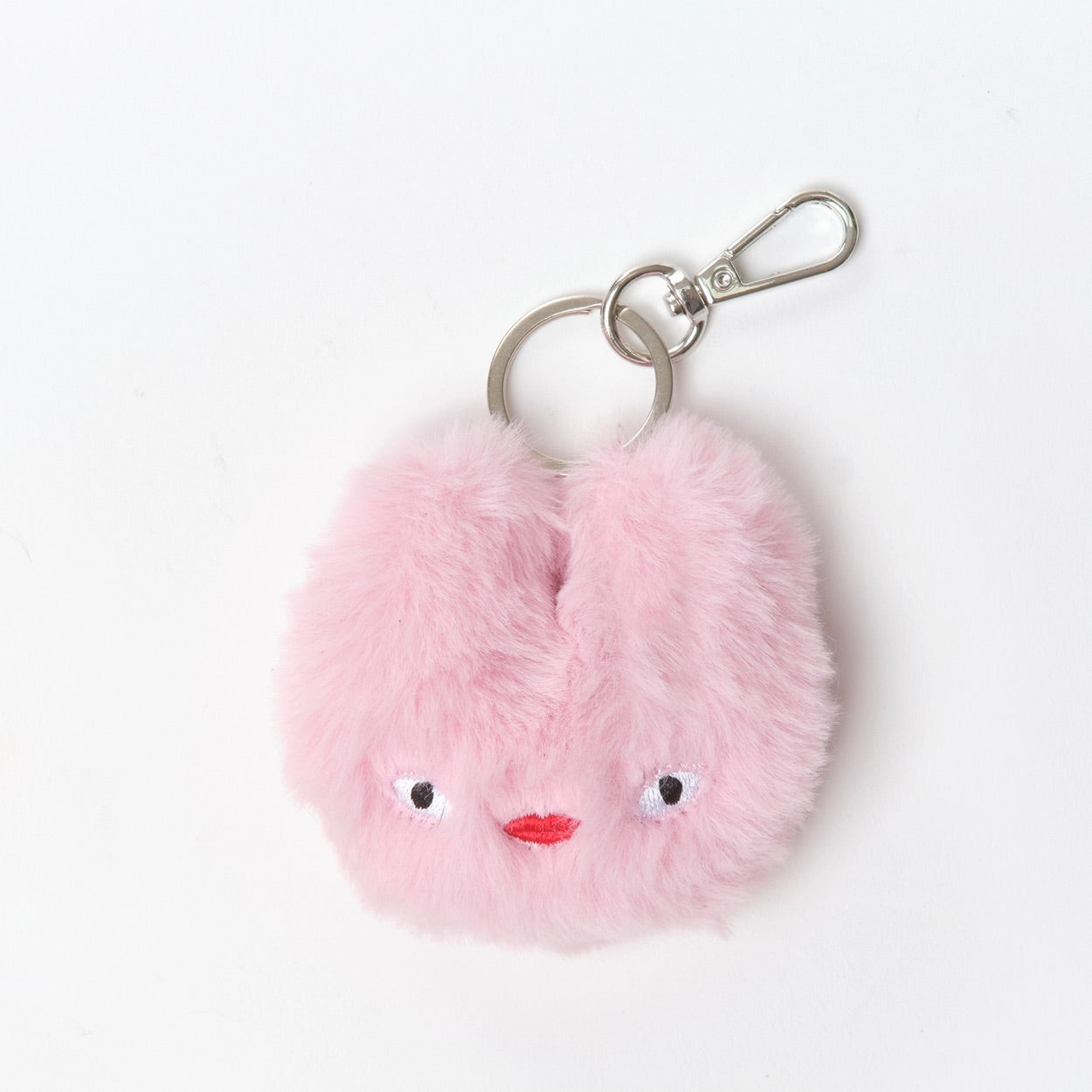 SAMO ONDOH Tokiyom Keychain Eco Fur Pink: Cute Stylish Accessory