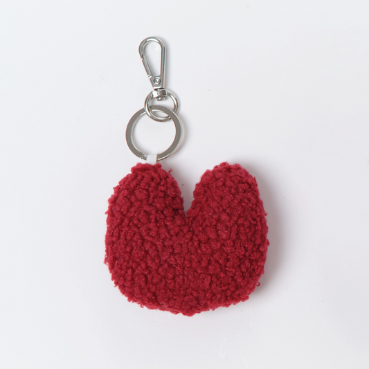 SAMO ONDOH - Tokiyom keychain eco shearling red (DISPATCH IN 48HRS)