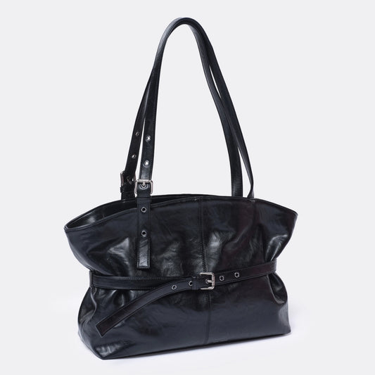 SAMO ONDOH - le belt bag L baked black (Dispatch in 48hrs)