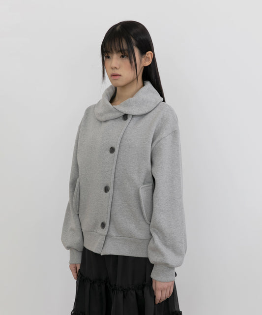FLAREUP - Asymmetrical Layered Jacket / Gray