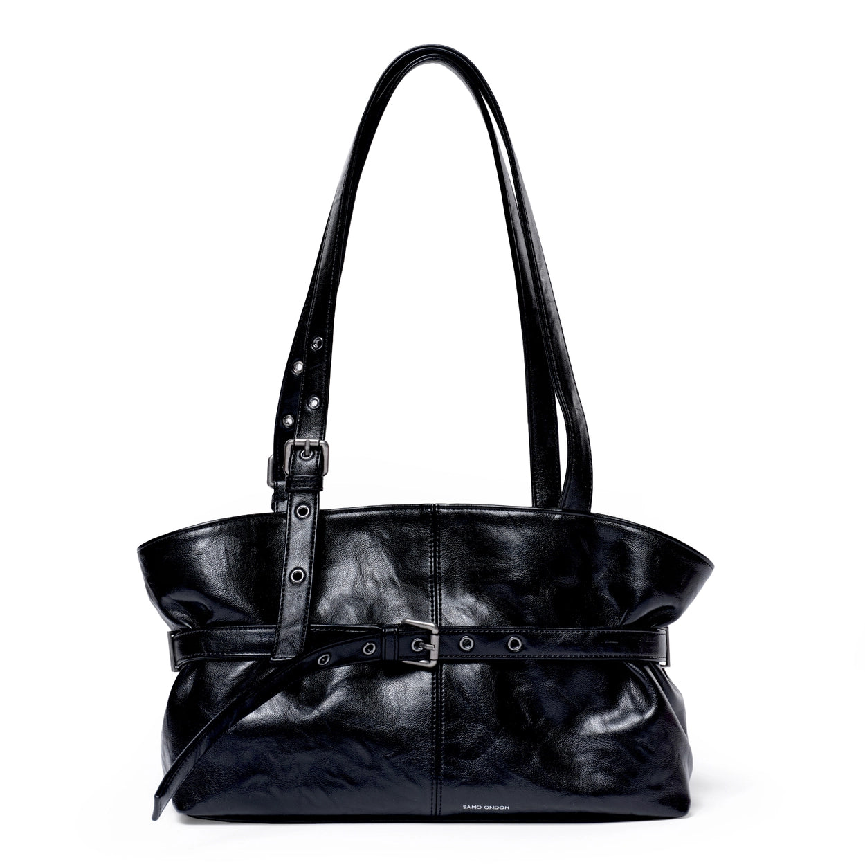 SAMO ONDOH Le Belt Bag M Black Goat Leather: Luxury & Practicality