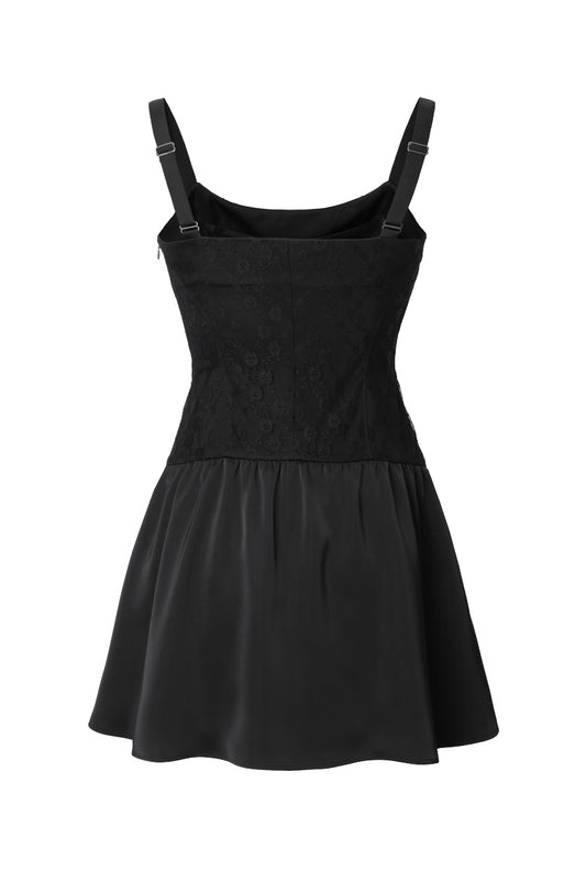 THREETIMES - Ruby dress black