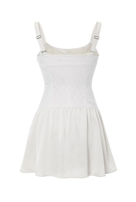 THREETIMES - Ruby dress ivory