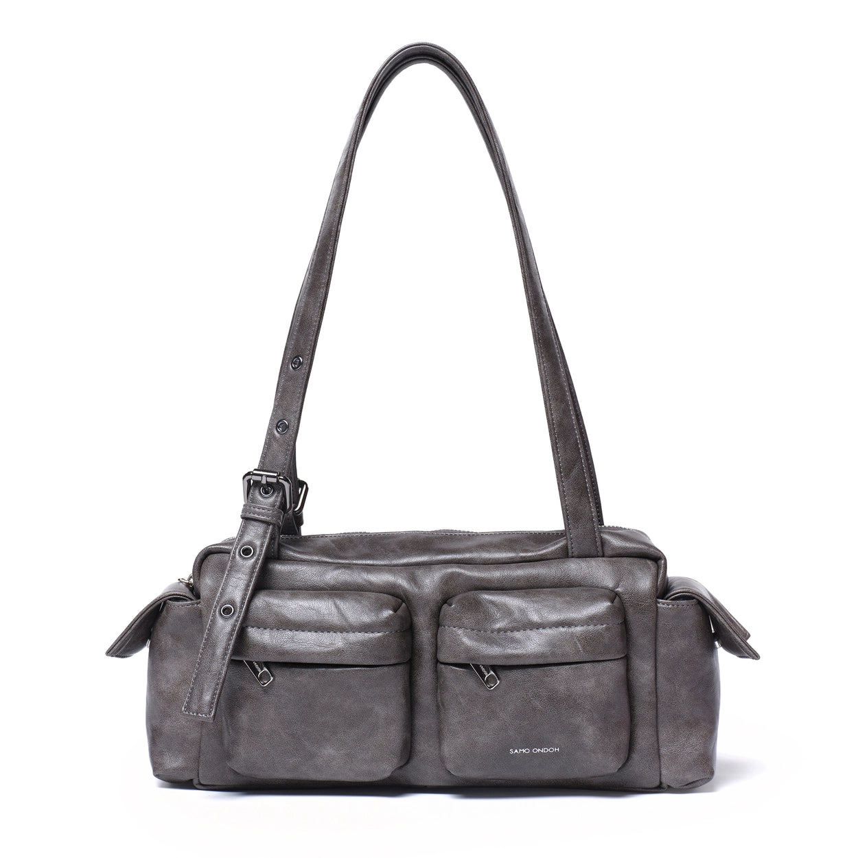 SAMO ONDOH - pocket utility bag M nappa black: Versatile & Stylish