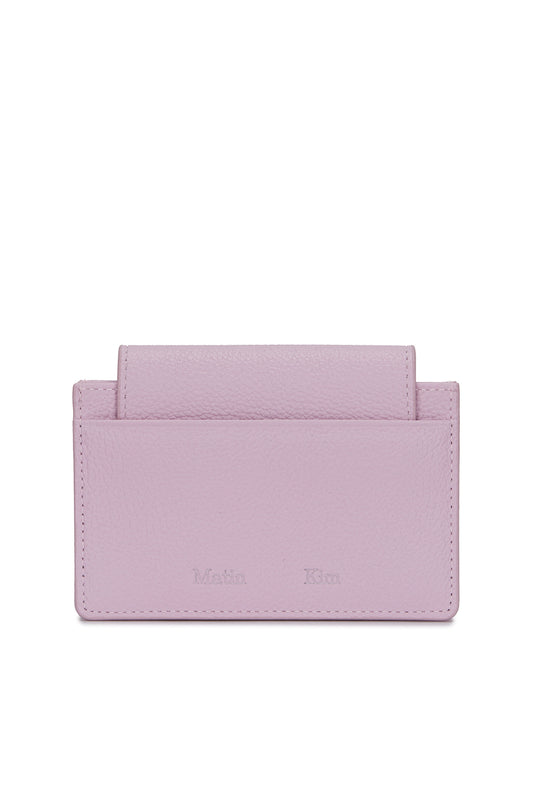 MATIN KIM - ACCORDION WALLET IN LIGHT VIOLET