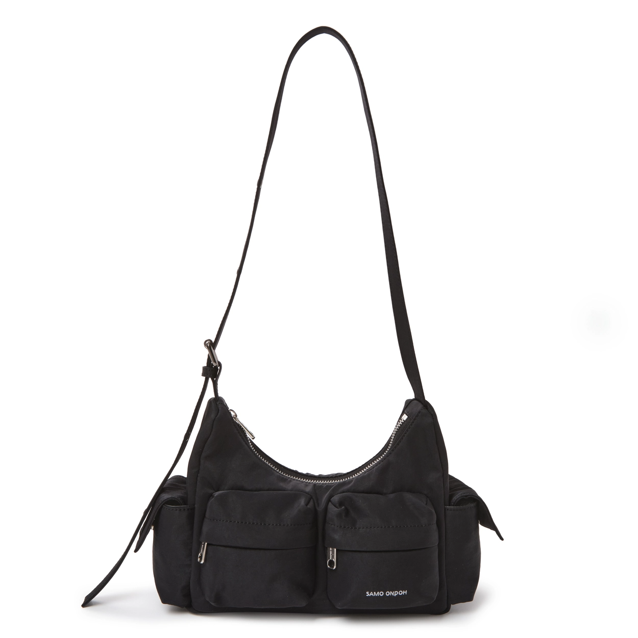 SAMO ONDOH Pocket Mug Bag M - Nylon Black: Durable & Stylish