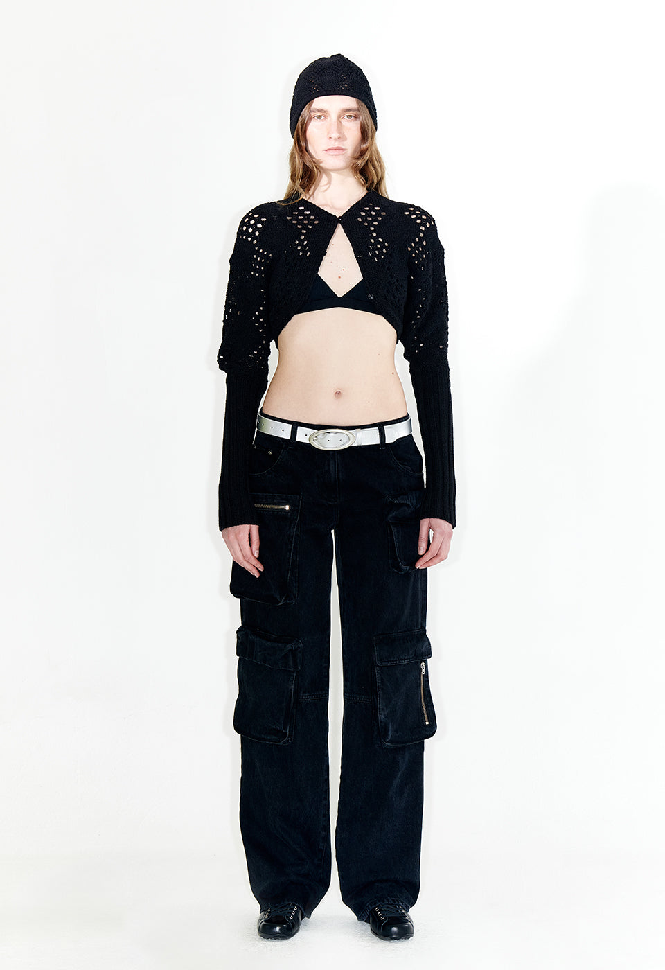 OPEN YY CARGO PANTS ブラック OPEN YY CARGO PANTS ブラック