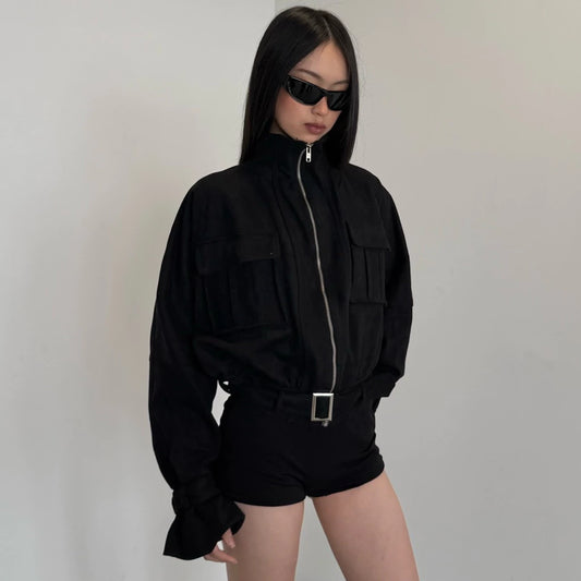 Sagittarius.A+ - Florian Suede Jacket / Black (Dispatch in 48hrs)