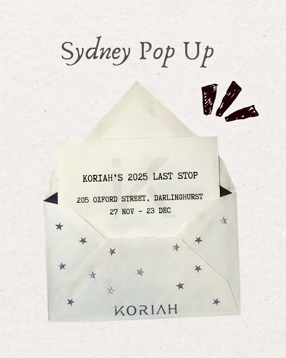 SYDNEY POP‑UP by Koriah | Limited‑Time Korean Fashion Showcase