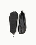 Paes - Leather String Flat / Vintage Black