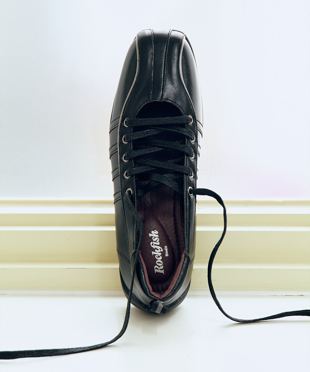 ROCKFISH WEATHERWEAR BLISS LACEUP SNEAKERS V2 - BLACK