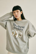 WAIKEI -  Maltese archive sweatshirts GREY