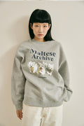 WAIKEI -  Maltese archive sweatshirts GREY