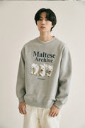 WAIKEI -  Maltese archive sweatshirts GREY