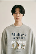 WAIKEI -  Maltese archive sweatshirts GREY