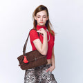 SAMO ONDOH - le belt bag M suede brown