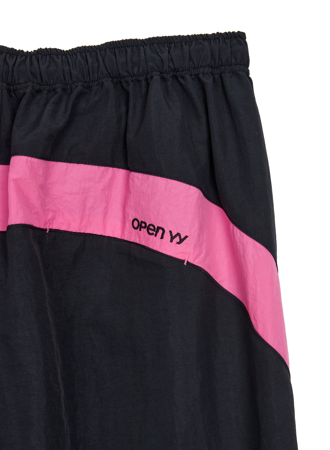 OPEN YY -  YY COLOR BLOCK PANTS, BLACK