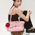 SAMO ONDOH - le belt bag M goat pink