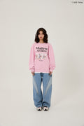 WAIKEI -  Maltese archive sweatshirts LIGHT PINK