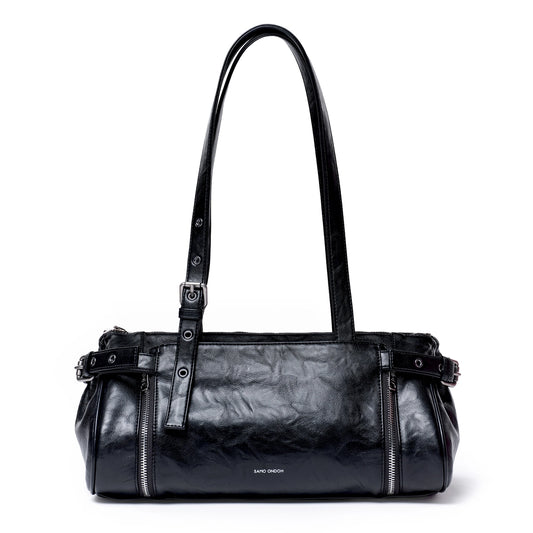SAMO ONDOH - nouvelle bag M baked black (DISPATCH IN 48HRS)