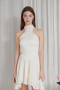 PAIN OR PLEASURE -  LYNN HALTER DRESS ivory