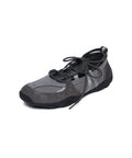 ROCKFISH WEATHERWEAR - NICOLE WEAVING LACEUP SNEAKERS - GREY (Dispatch in 48hrs)