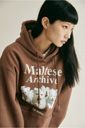 WAIKEI -  Maltese archive hood BROWN