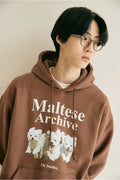 WAIKEI -  Maltese archive hood BROWN