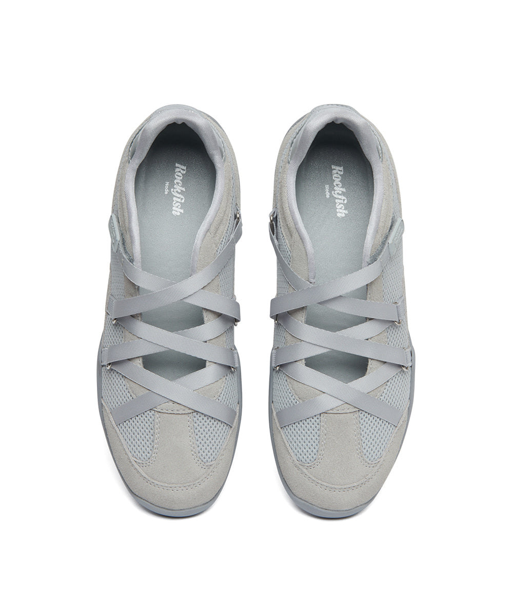 ROCKFISH WEATHERWEAR - ZANE X-STRAP SNEAKERS V2 / LIGHT GREY