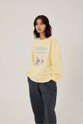 WAIKEI -  Maltese archive sweatshirts LIGHT YELLOW