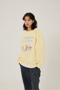 WAIKEI -  Maltese archive sweatshirts LIGHT YELLOW