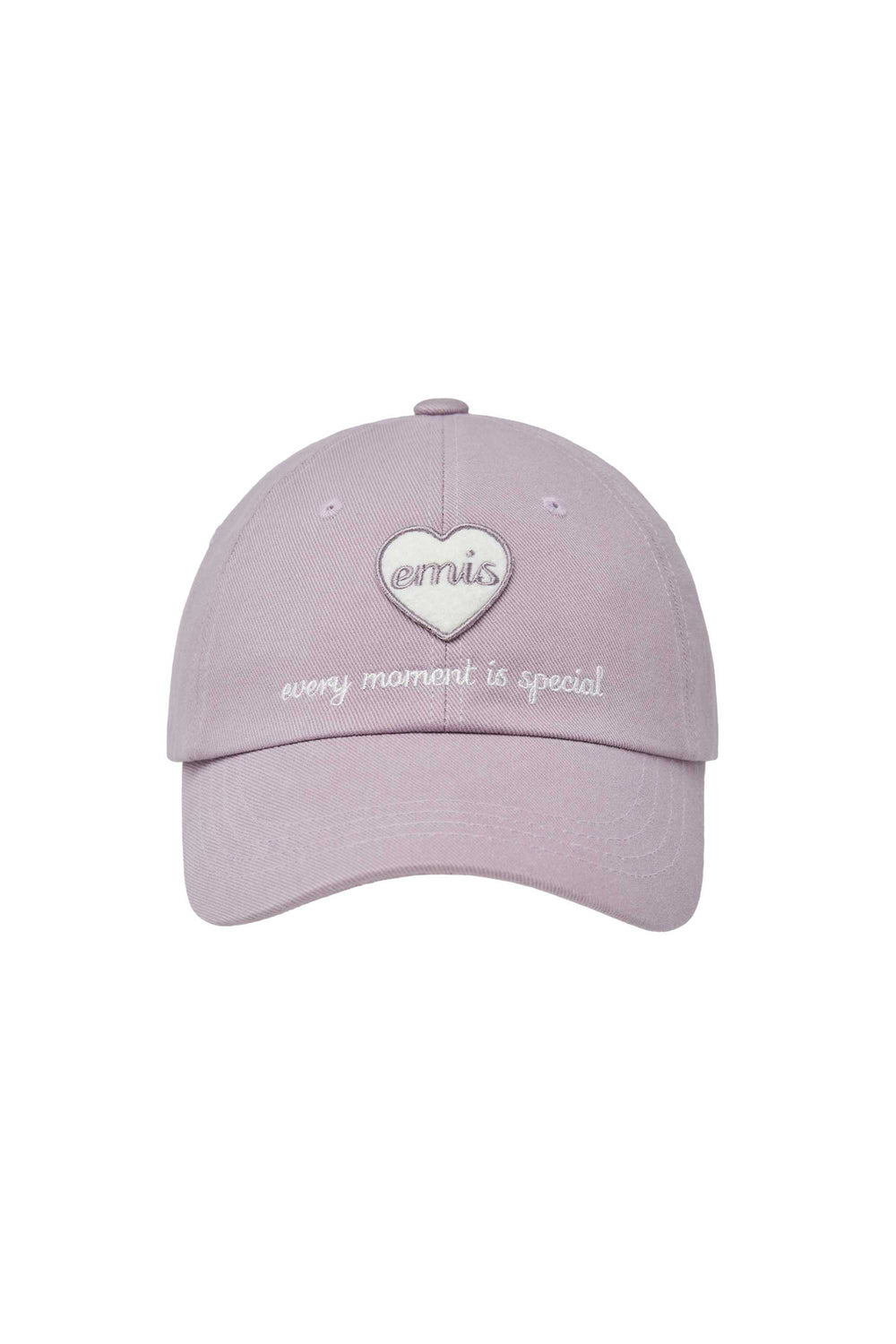 HEART WAPPEN BALL CAP-PURPLE